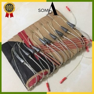 Lưỡi câu tra chuối kèm chì đồ câu cá somia