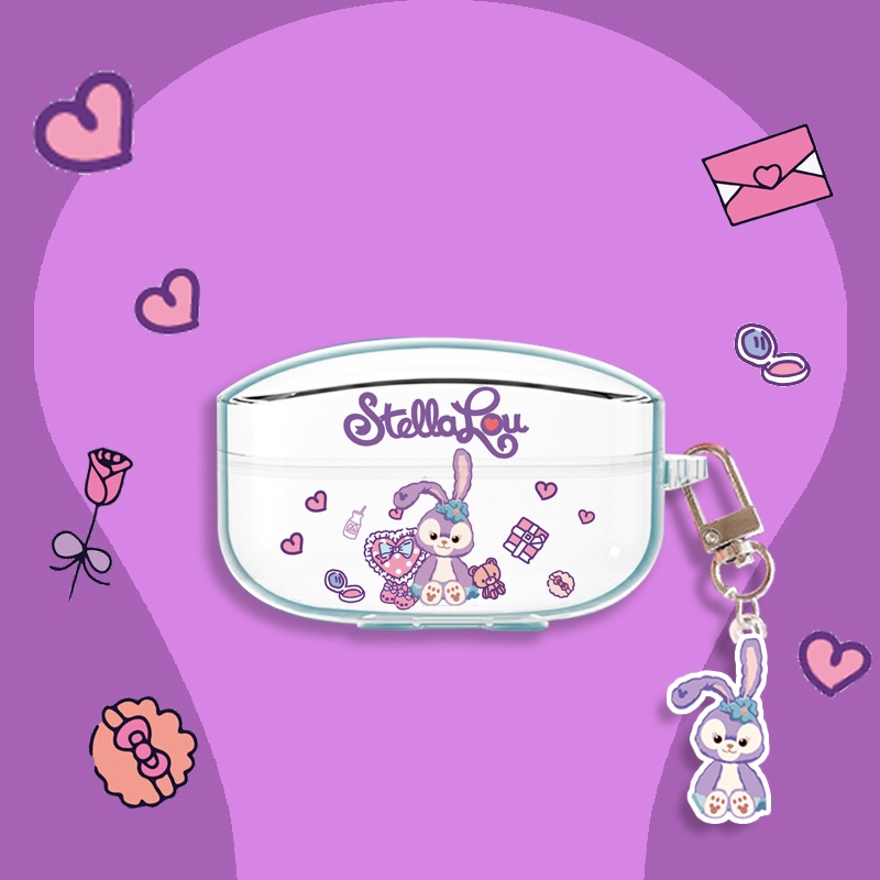 Vỏ Bảo Vệ Hộp Sạc Tai Nghe SONY WF1000XM4 TWS Bằng TPU Mềm Trong Suốt + Dây Chuyền Chống Sốc