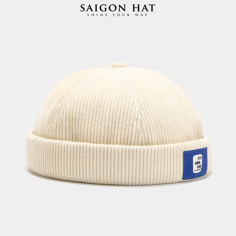 Mũ nón tròn miki hat nam nữ IT GOAL TIME chuẩn form đẹp lưỡi trai không vành phong cách thời trang cá tính năng động