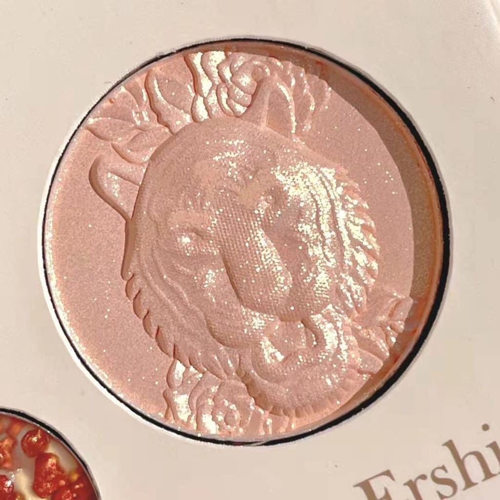 Bảng phấn mắt The Year Of The Tiger Eshiqi nội địa Trung 14 màu kiêm phấn má hồng và bắt sáng 3 trong 1 siêu tiện lợi, m