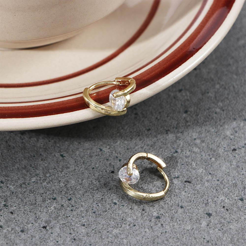 Khuyên Tai Vòng Xoắn Nhỏ Thời Trang Cá Tính Cho Nữ