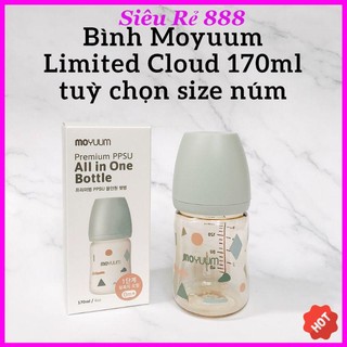 [⚡Flash sale] Bình sữa Moyuum Hàn Quốc Cloud, Mây, Limited 170ml/270ml