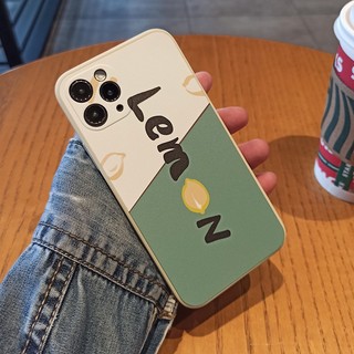 Ốp iphone hình lemon xanh ngát viền vuông bvc ốp lưng iphone 6/7/8/se2020/xr/xsmax/x/14pro/14plus/13/12pro/11promax