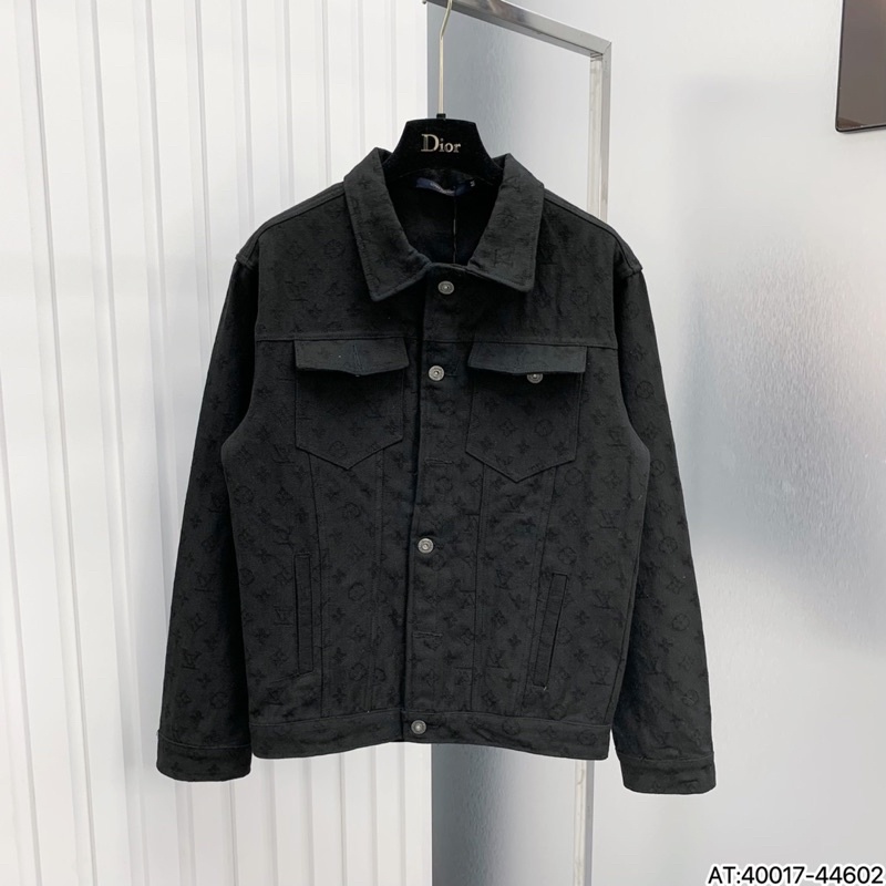 Khoác LV vải bò cực dày dặn