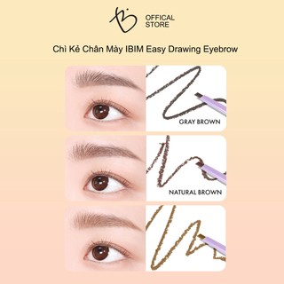 Combo 1+1 Chì Kẻ Mày Nét Mảnh IBIM Easy Drawing Eyebrow