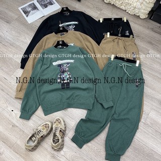 Bộ nỉ gấu hàng quảng châu