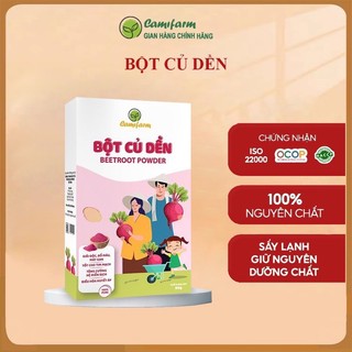 Bột Củ Dền CAMIFARM Bột Rau Củ Nguyên Chất 100% Túi 80G
