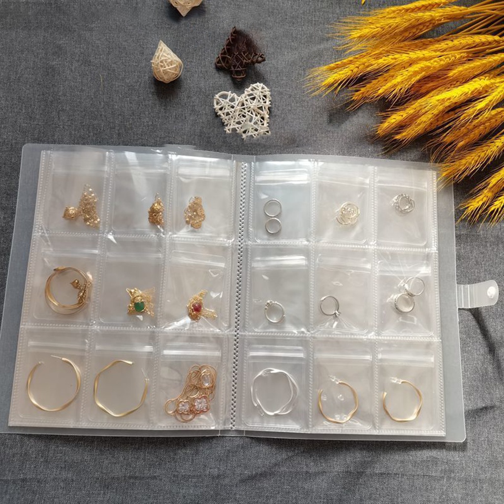 [Prettyia1] Bán Sỉ Túi Zip Nhựa Poly Có Thể Đóng Lại Đựng Kẹo / Trang Sức