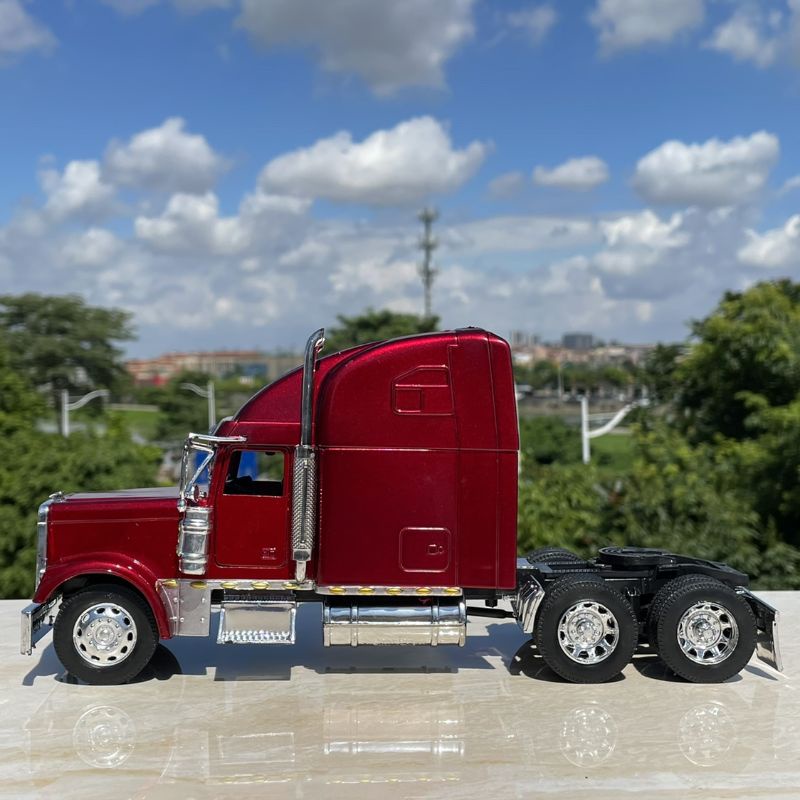 Xe mô hình đầu kéo container hợp kim 1:32