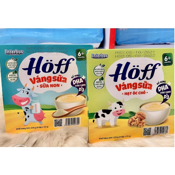 Sữa chua/váng sữa Trẻ em Hof(lốc 4 hộp x 55g)