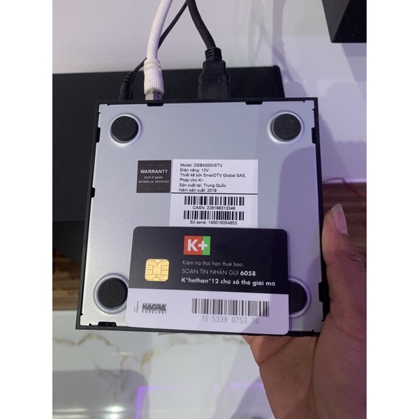 Đầu Thu Vệ Tinh HD K+ Chính Hãng model mới nhất chưa gồm thuê bao