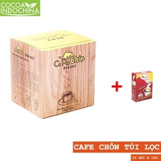 Cà phê Chồn phin giấy cao cấp - Weasel Coffee (10 gói x 15g) + Bột kem pha cafe 170g