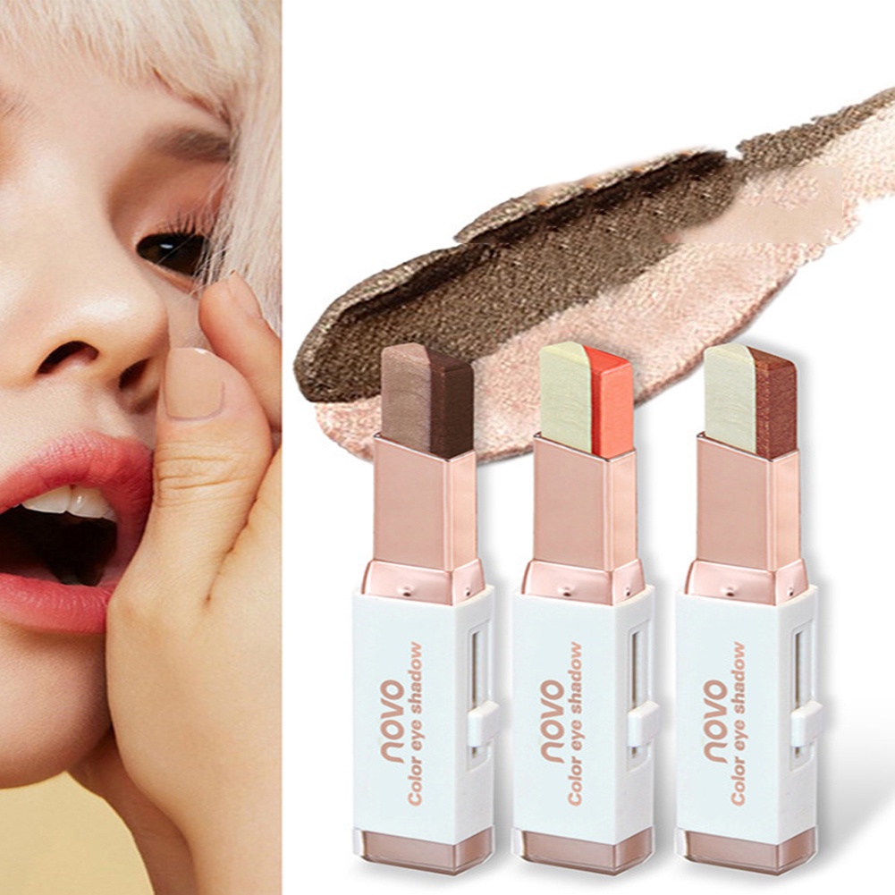 Phấn Mắt Dạng Thỏi Hai Màu Sắc Long Lanh Lâu Trôi