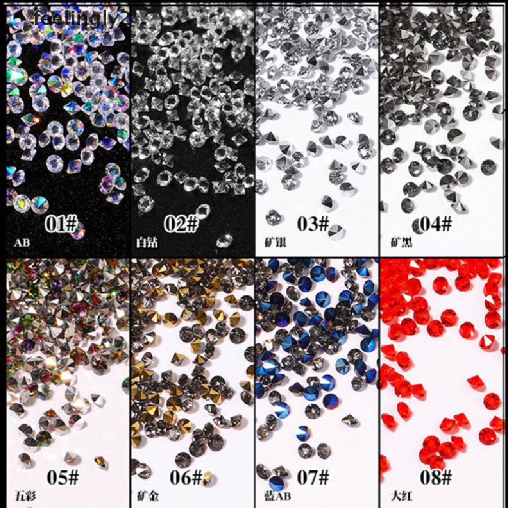 Đá 3D Mini 0.6-1.2mm Tự Trang Trí Móng Tay