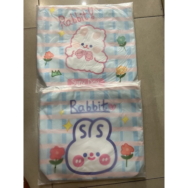 Túi tote vải đựng đồ đi học,đi chơi thời trang giá rẻ Hàn Quốc hìnn Gấu thỏ