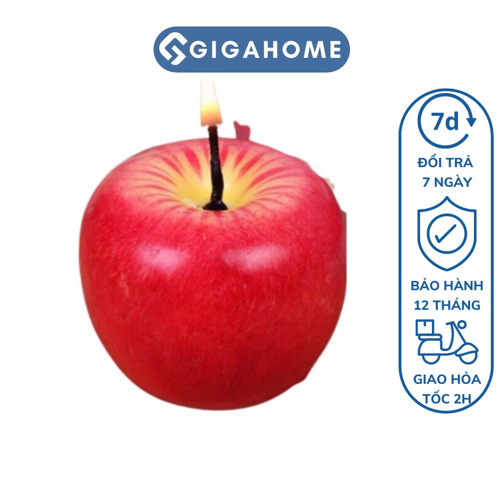 Sáp Nến Thơm GIGAHOME Hình Quả Táo Decor Phòng, Tỏa Hương Dịu Nhẹ, Thư Giãn 4127