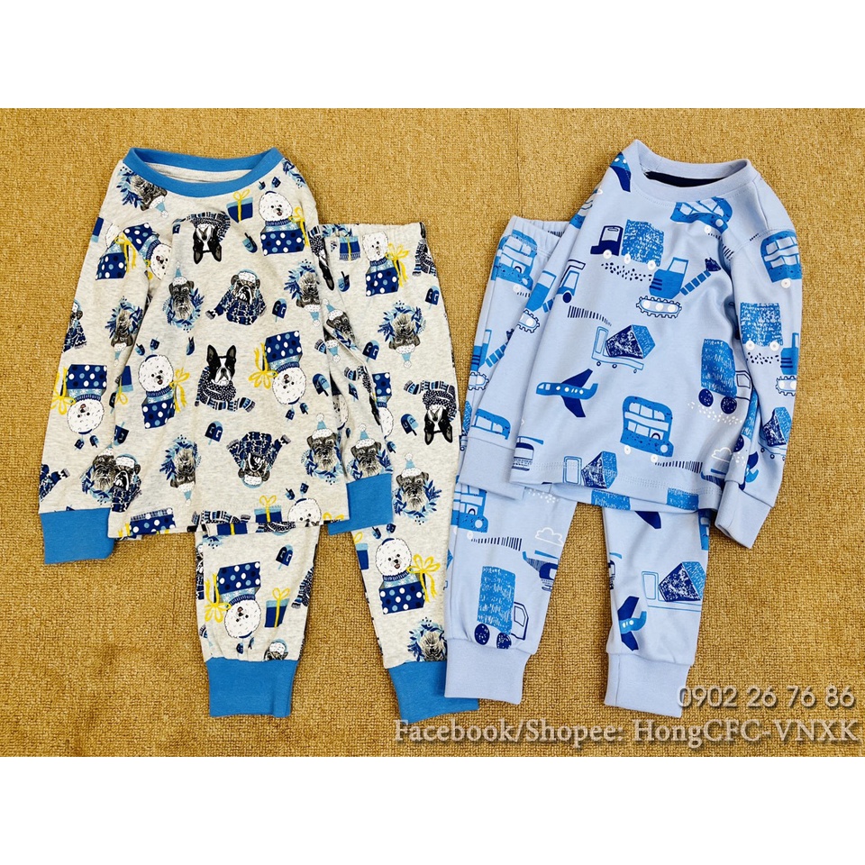 Bộ cotton Next bé trai xuất xịn