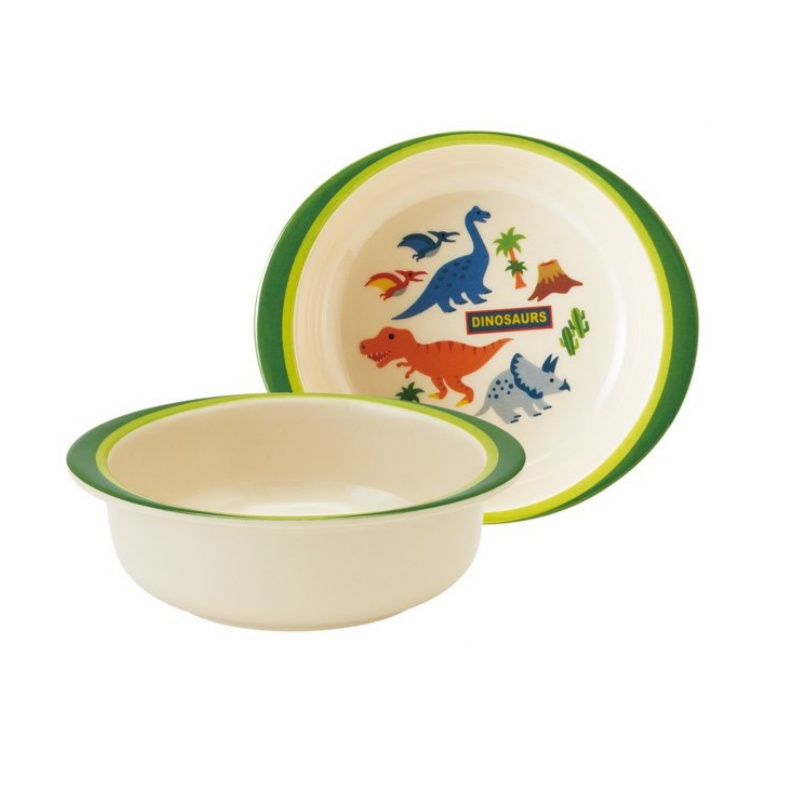 Chén Nhựa Melamine 260ml / 750ml Hình Khủng Long Cho Bé