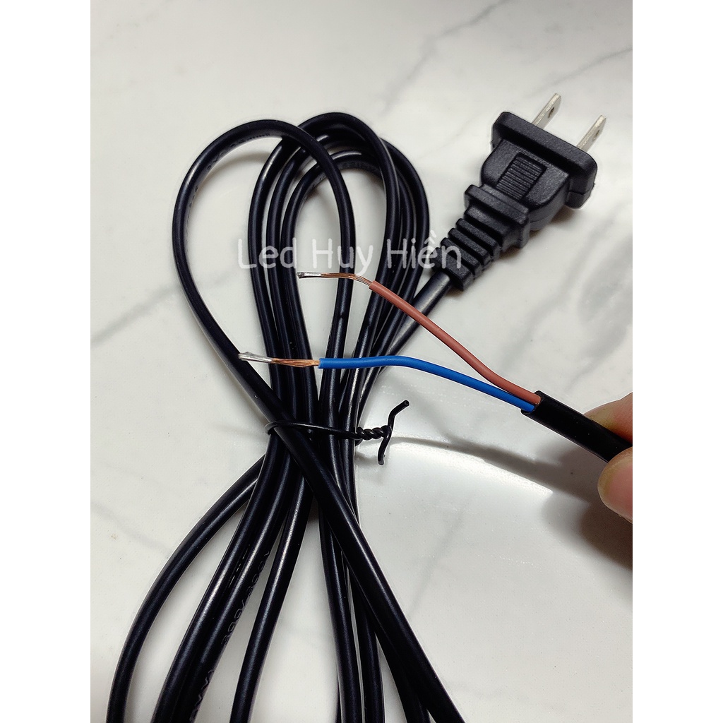 Dây điện nguồn liền phích cắm có công tắc, dây dài 1,8m,2m, 3m