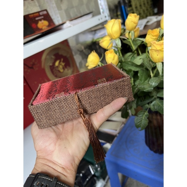 Hộp Gấm kích thước 9x14x4