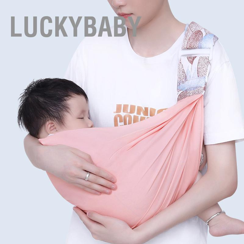 LUCKYBABY Bọc trẻ em Chuyên nghiệp Tại nhà Du lịch Di động Bông mềm mại thoáng khí có thể điều chỉnh Trẻ sơ sinh địu