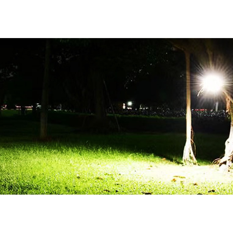 Đèn tích điện năng lượng mặt trời hoặc sạc điện 220V D5 60 LED siêu sáng pin 2400Mah sử dụng lên đến 10h đèn led 100W