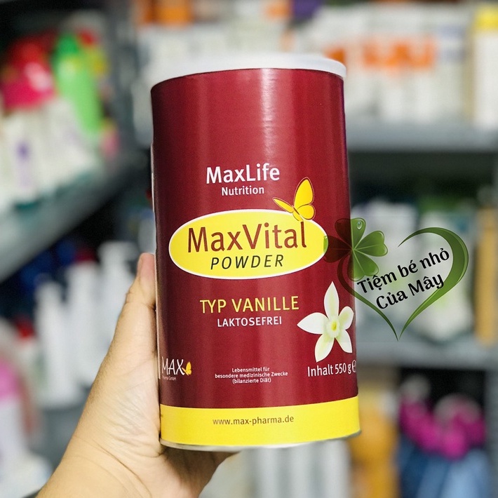Sữa bột dinh dưỡng MaxVital Powder của ĐỨC dành cho người già và trẻ nhỏ