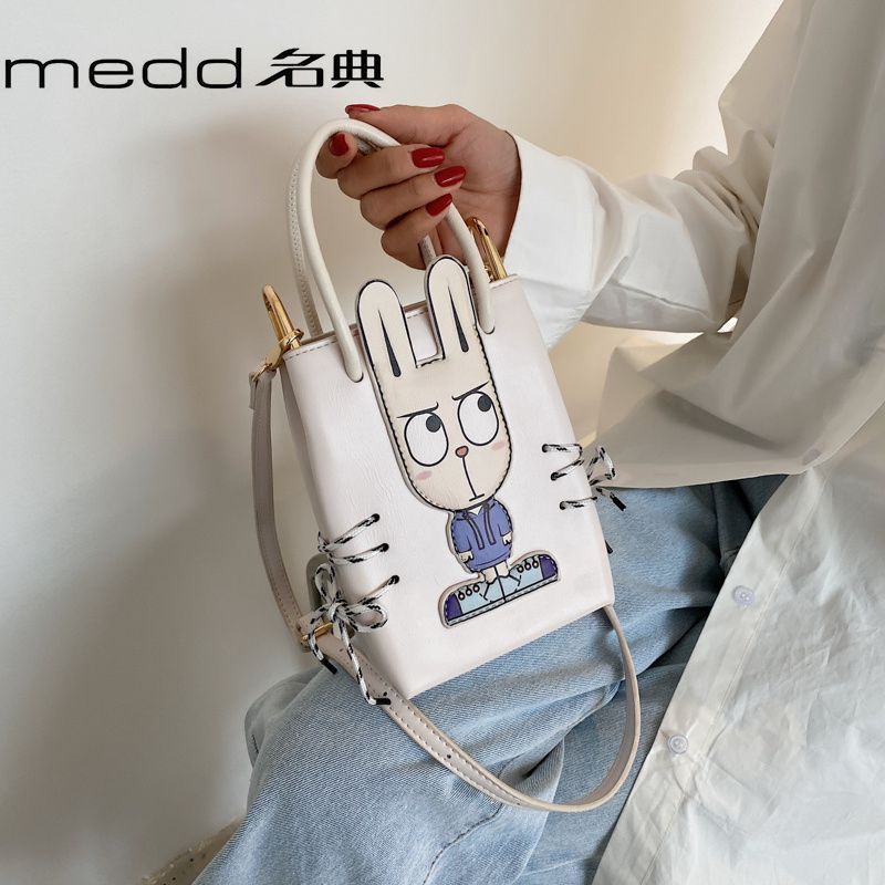 Túi Đeo Chéo Đựng Điện Thoại Họa Tiết Hoạt Hình Phong Cách Hàn Quốc Dễ Thương Thời Trang Mùa Hè Cho Nữ