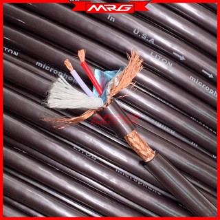 Dây Tín Hiệu Âm Thanh Liton U.S.A Chống Nhiễu, Lõi Đồng Nguên Chất, giá 1met, dùng hàn jack canon, 6ly, hoa sen..