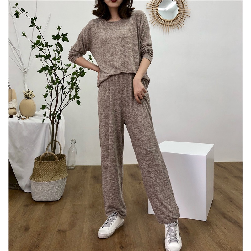 Bộ thun len muối tiêu, chất siêu đẹp, co giãn tốt