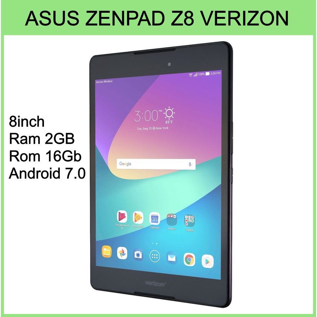 Máy tính bảng Asus Zenpad Z8 -Verizon  8 inch Snap650 ram 2Gb+16Gb