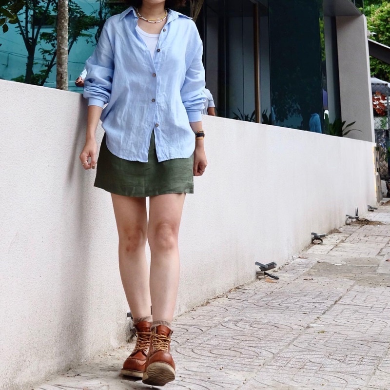 Áo Sơ Mi Tay Dài Linen - Blair Shirt - PHUTA