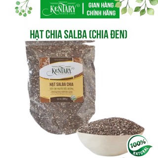Hạt Chia Đen Kentary - Béo Bùi, Cung Cấp Chất Xơ, Nhập Khẩu Từ New Zealand - Túi 100gr