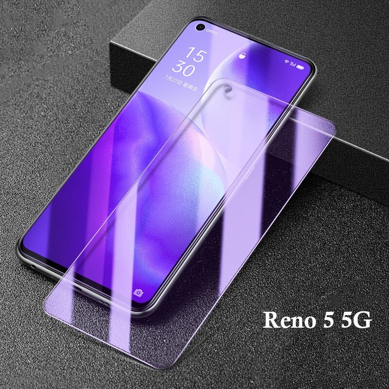 Ốp Điện Thoại Kính Cường Lực Chống Ánh Sáng Xanh Cho OPPO Reno 5 5F 5K 5Lite 5Z 5A 5G Reno 6 Reno6 Lite Z 5G