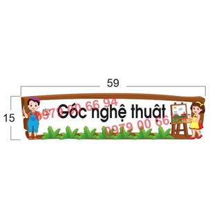 Decal mầm non-Tên các góc (1chiếc-viết tên góc vào ghi chú)