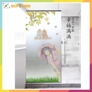 Giấy dán kính mờ hoa văn chất liệu decal, chống nhìn trộm, giảm ánh sáng, keo bám chắc chắn