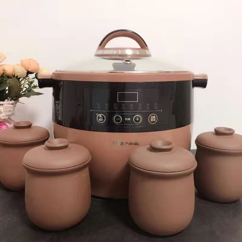 Nồi nấu cháo chậm tử sa 4.5L cách thủy BEAR DDZ-B45Z1