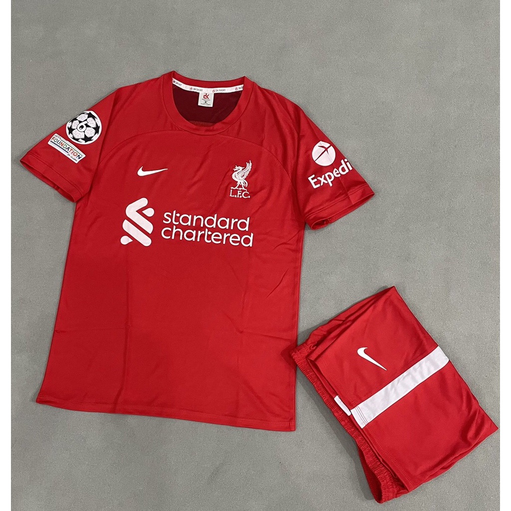 Bộ quần áo đá banh Liverpool đỏ sân nhà 2023 mới nhất FLG C1