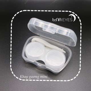 KHAY GƯƠNG MINI KÈM DỤNG CỤ ĐEO LENS