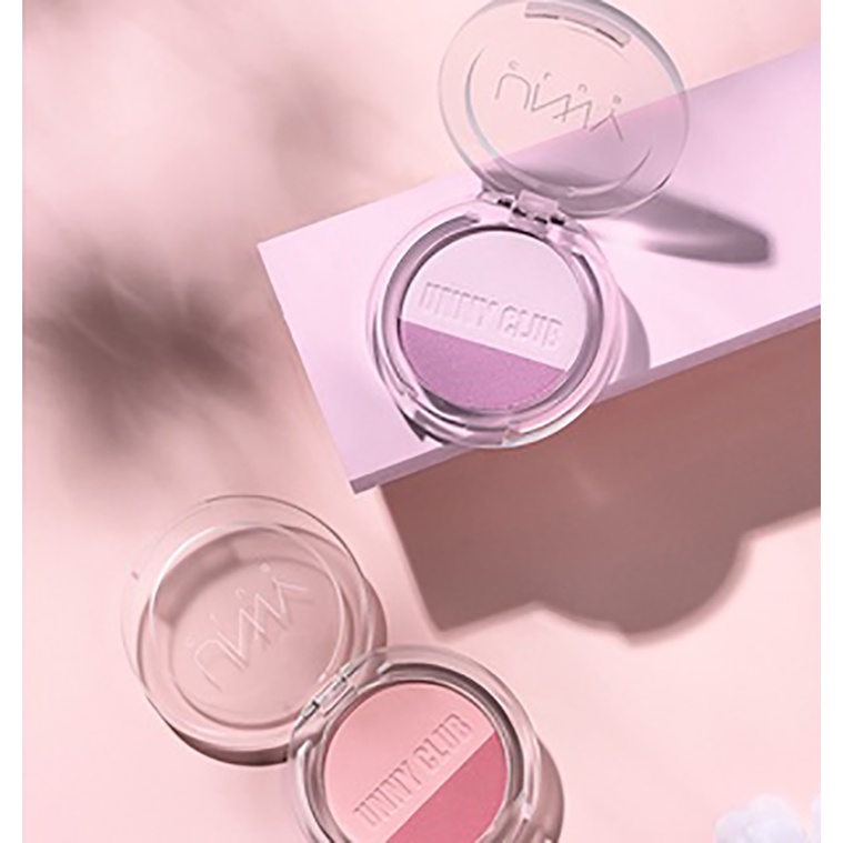 Unny club Phấn má hồng dạng nén kem màu sắc ngọt ngào đáng yêu