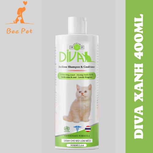 Sữa tắm Diva - sữa tắm chuẩn spa cho chó, mèo