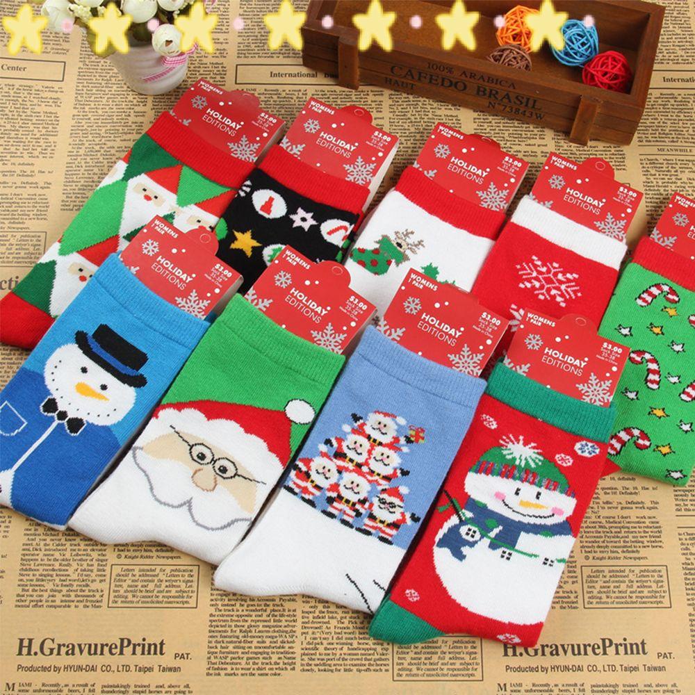 Vớ Thoải Mái Họa Tiết Người Tuyết Thời Trang Giáng Sinh