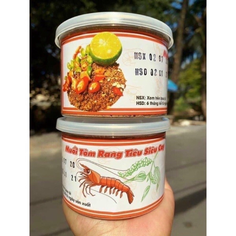 Muối Tôm Rang Tiêu Siêu Cay