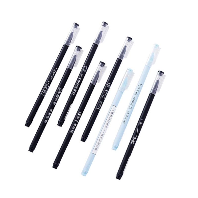 10 Chiếc Bút Bi Nước Mực Đen 0.38mm
