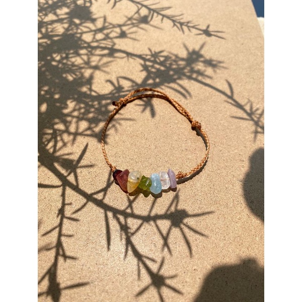 Vòng tay 7 đ.á chakra mini