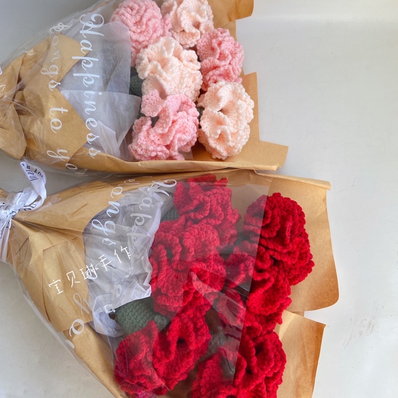 Hoa Cẩm Chướng móc len handmade siêu xinhhh❤️