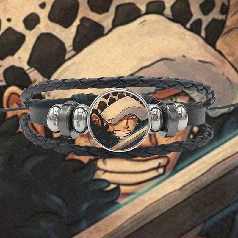 Lxsm Vòng Cổ Choker Chuỗi Xích Hoạt Hình One Piece Luffy Ace Quà Tặng Quyến Rũ Dành Cho Nam