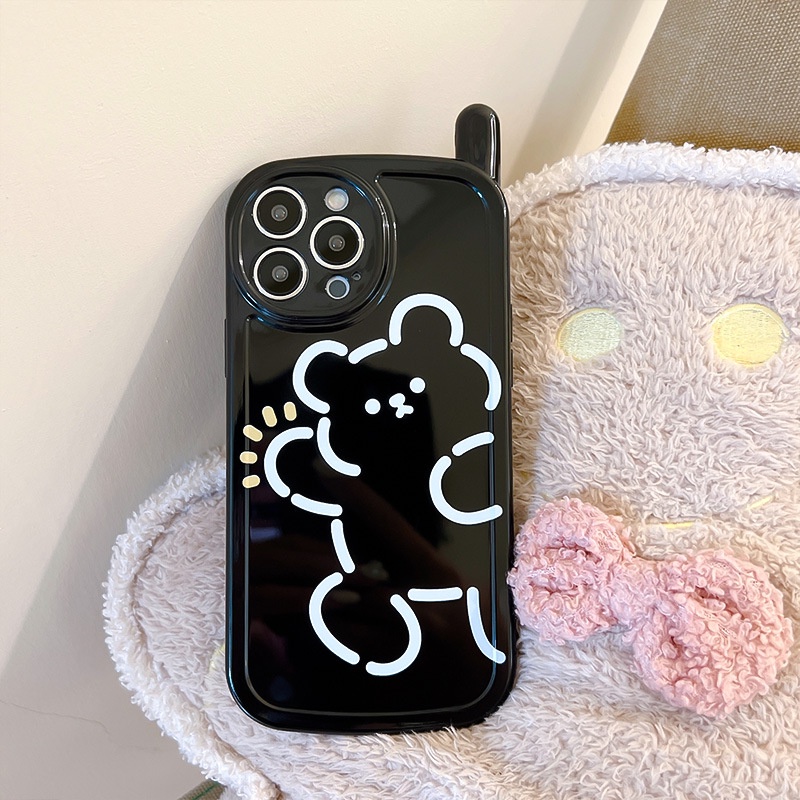 ỐP LƯNG IPHONE Ốp Điện Thoại Hình Gấu Hoạt Hình Cho iphone7 / 7plus / 8 / 8plus / x / xs / 11 / 12 / 13 / 14 / pro / max / plus / promax