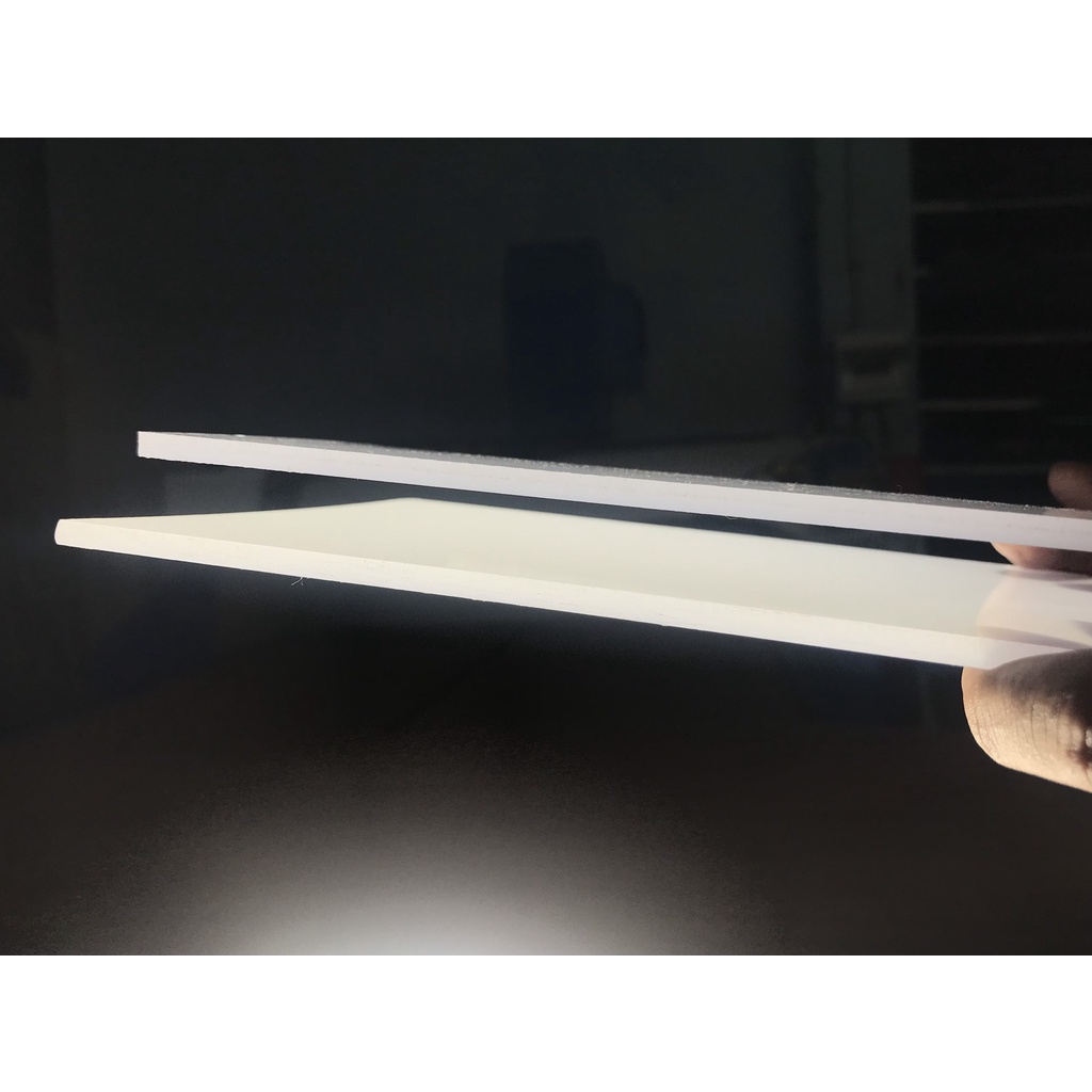 Combo 2 Tấm nhựa Polycarbonate tản sáng 4,5mm