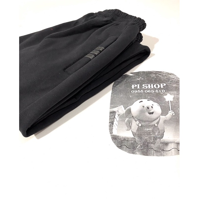 🔥Tặng🔥 Quần nỉ nam chất cotton 2 lớp siêu dày PISHOPP